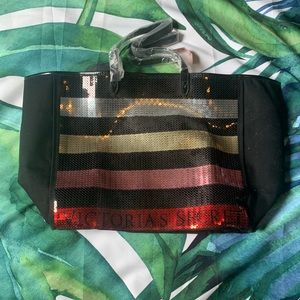 VS Large Sequined Tote Bag